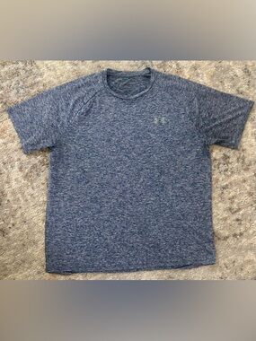 Under Armour Men’s Blue Heather Performance Tee large